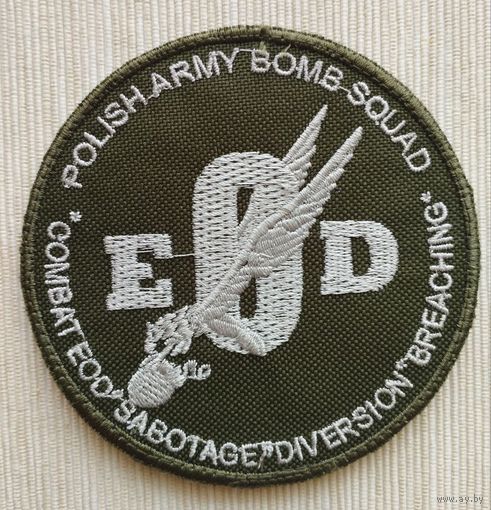 Шеврон 103-6, на липучке, Польша