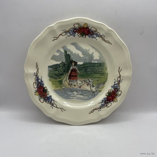 Тарелка Sarreguemines, Obernai. Франция. 3537