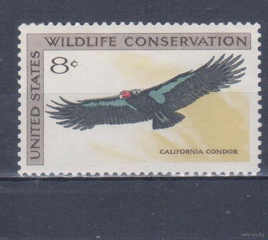 [1967] США 1971. Фауна.Хищные птицы.Кондор. MNH