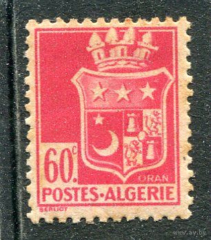 Французский Алжир. Стандарт. Герб города Оран. 60с, зуб.12
