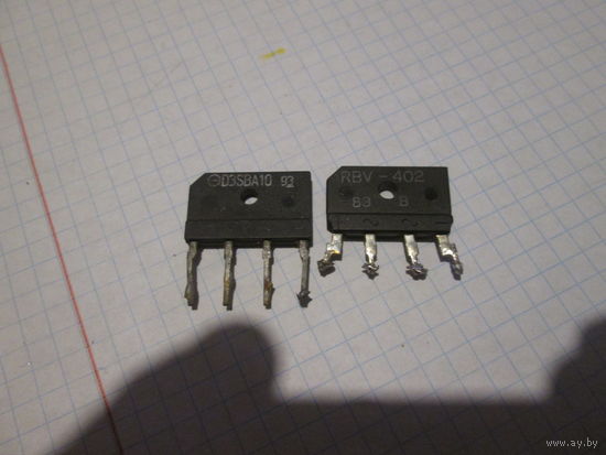 Диодные мосты.RBV-402 и D35BA10.Цена за шт.
