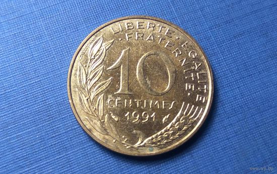 10 сантимов 1991. Франция.
