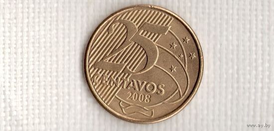 Бразилия 25 сентаво 2008