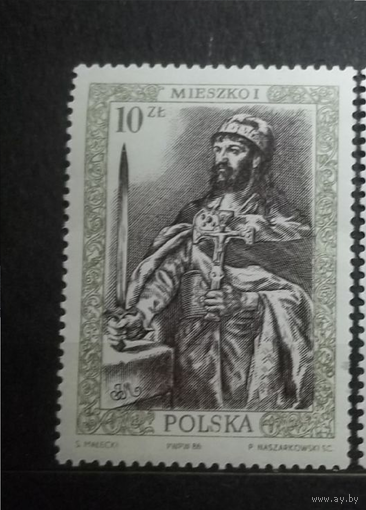 ПОЛЬША 1986 КОРОЛИ ЖИВОПИСЬ  MNH OG ** (КАЛ