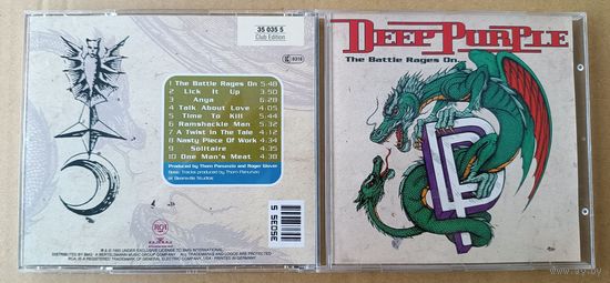 DEEP PURPLE - The Battle rages On (GERMANY аудио CD 1993)