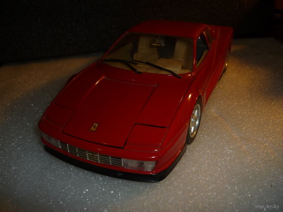 Модель авто Ferrari TESTAROSSA " BURAGO". 1:18. Made in Italy