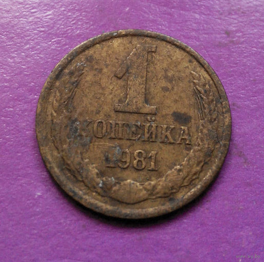 1 копейка 1981 года СССР #03