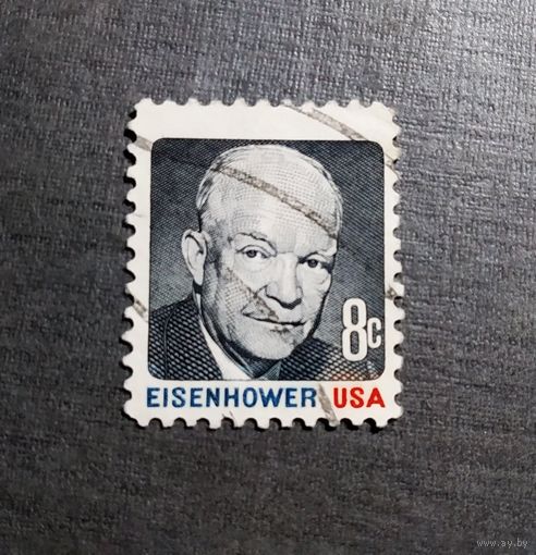 Марка США 1971 год Эйзенхауэр