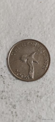 Бермуды 25 цент 2008