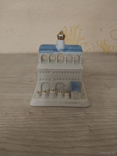 Статуэтка Звонница Соф.собора(бисквит). Бронницы.