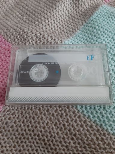 Кассета SONY EF 90. чистая.