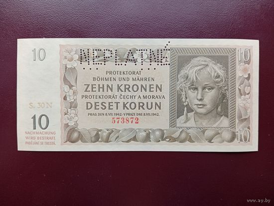 10 крон 1942 Богемия и Моравия