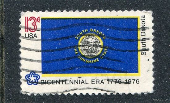 США. Флаг штата Южная Дакота