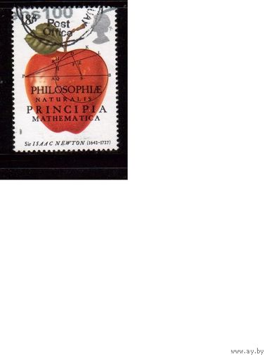 Великобритания-1987(Мих.1101) , гаш., Исаак Ньютон