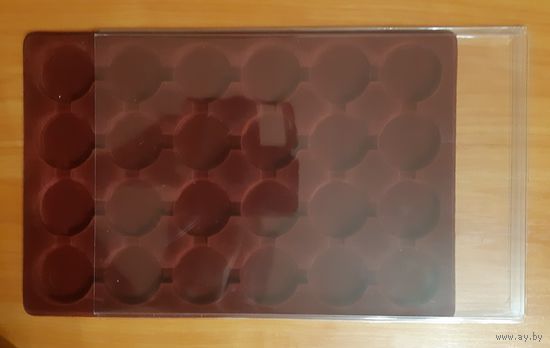 Планшет для монет. Диаметр ячейки 43 мм