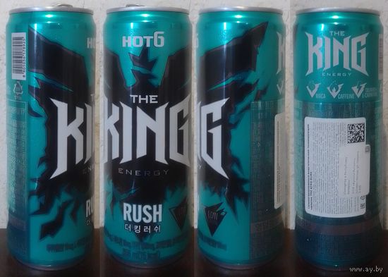 Банка от энергетика HOT6 the KING Rush 2025 355ml Корея (ОБМЕН/ПРОДАЖА/ТОРГ) 1лот=1шт