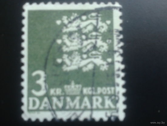 Дания 1969 герб