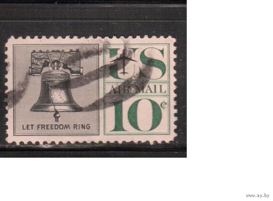 США-1960, (Мих.781) , гаш. , Стандарт, Авиапочта, (2)