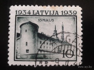 Латвия, 1939. Замок в Риге, бывшая резиденция Ливонского ордена