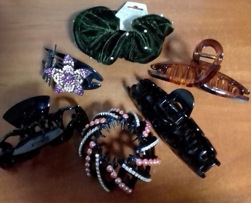 Красивые заколки для волос, новые, 10-11см