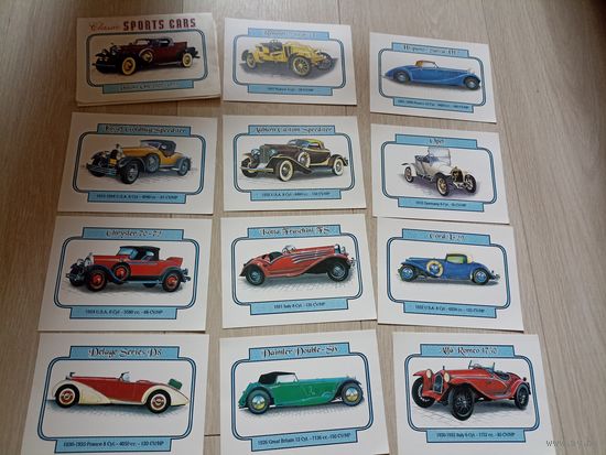 Classic Sports Cars. Volume One 1907-1932. Классические спортивные автомобили. выпуск  первый