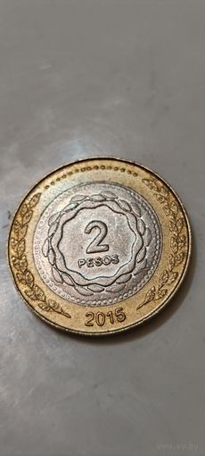 Аргентина 2 песос 2015