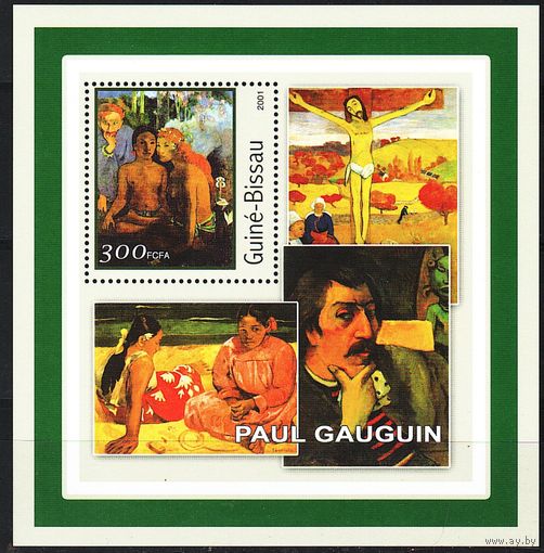 Гвинея-Бисау 2001, живопись, П. Гоген, Mi 1,40, Г241