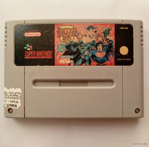 Super Nintendo Justice League Task Force DC. SNSP-AJLP-EUR. 1992г.
