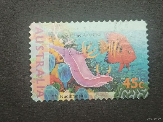 Австралия 1995. Жизнь моря. Огненный ангел. Самоклейка