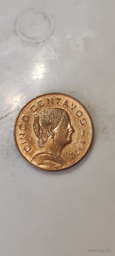Мексика 5 сентаво 1972