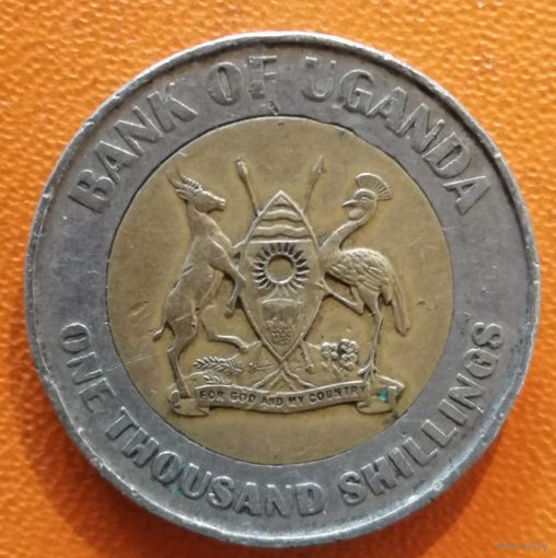 Уганда 1000 шиллингов, 2012 г., 50 лет Независимости, KM# 278