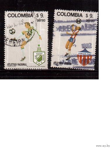 Колумбия-1982(Мих.) ,  гаш. , Спорт, футбол