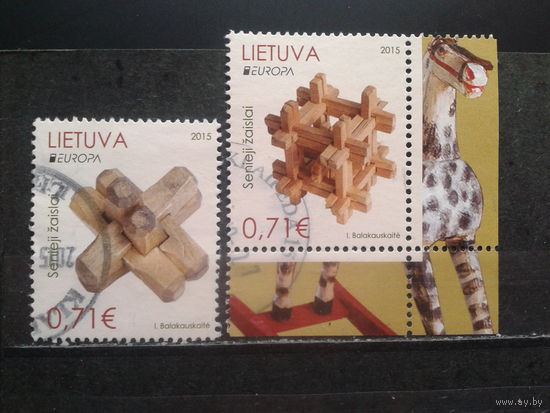 Литва 2015 Европа, детские игрушки Полная серия