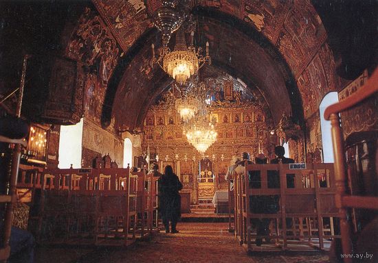 Открытка. Кипр. Собор Святого Иоанна ( внутри). Изд.1989
