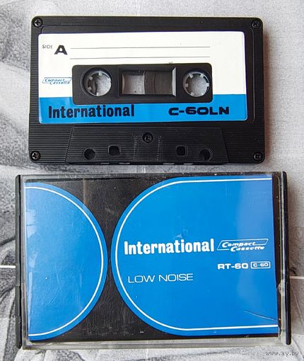 International RT-60. C-60LN. Low Noise аудио кассета аудиокассета