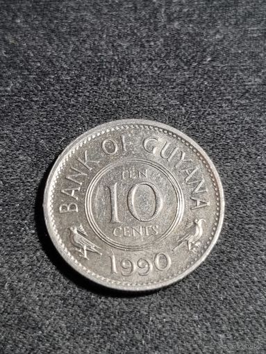 Гайана 10 центов 1990