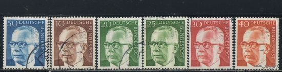 Германия ФРГ 1970-2 Г.Хайнеманн бундеспрезидент Стандарт