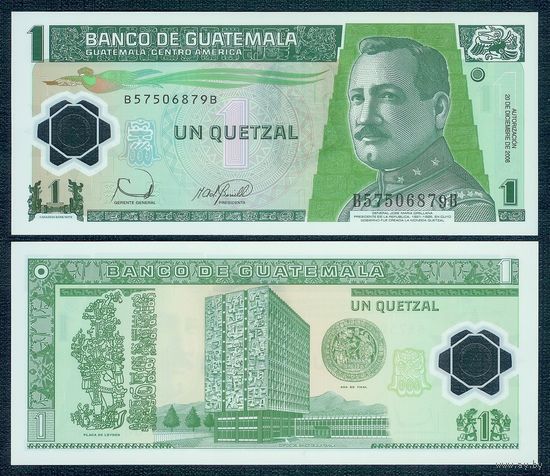 Гватемала 1 кетцаль 2006 год, UNC