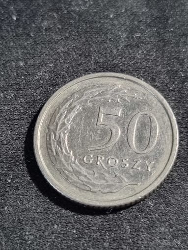 Польша 50 грошей 2014