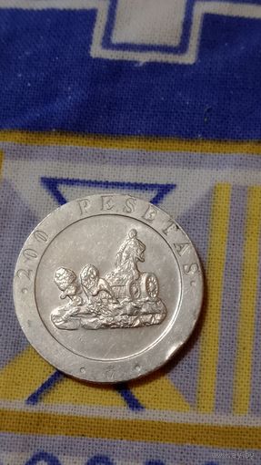 Испания 200 песет 1990