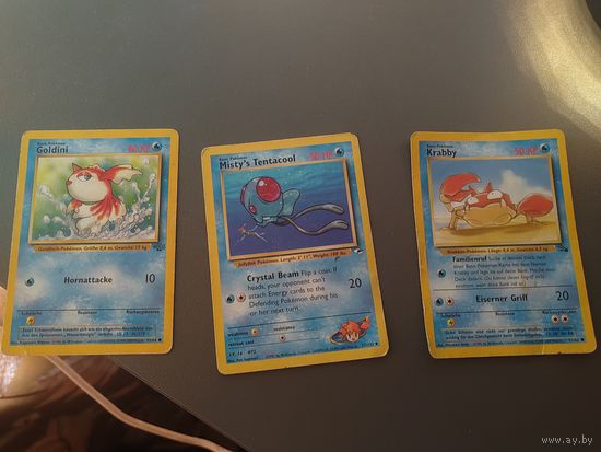 Старые раритет карты Покемон 1997-2000(есть редкие)