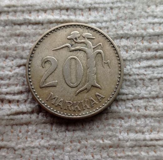 Werty71 Финляндия 20 марок 1954 вечное дерево