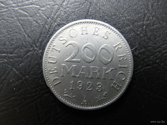 Германия. 200 марок. 1923A. С 20 копеек. Распродажа коллекции. Смотрите другие лоты.