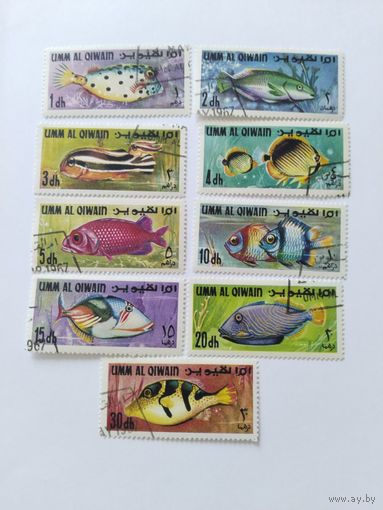 ОАЭ 1967 9м рыбы