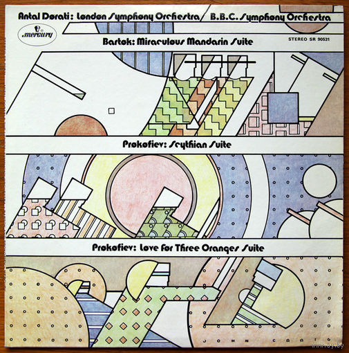 Bartok and Prokofiev. Antal Dorati & The London Symphony Orchestra LP