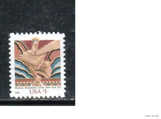 США-2008 (Мих.) , гаш., Стандарт, Статуя