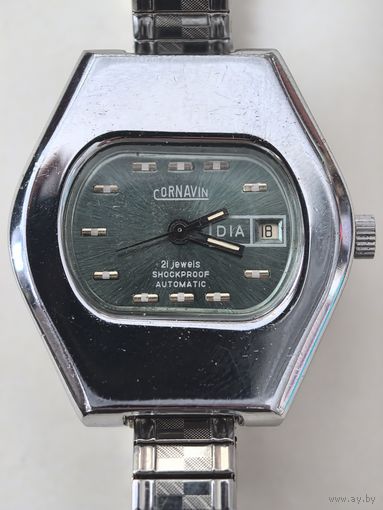 Часы  СССР . CORNAVIN. Автоподзавод . Очень хорошее состояние!!!   (Часы на ходу)