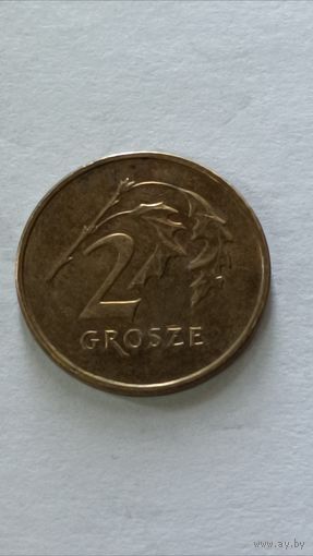 Польша. 2 гроша 2009 года.