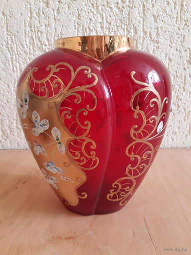 Ваза Сердце, Богемия. Чехословакия