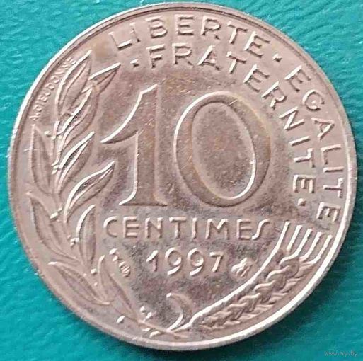 Франция 10 сантимов 1997